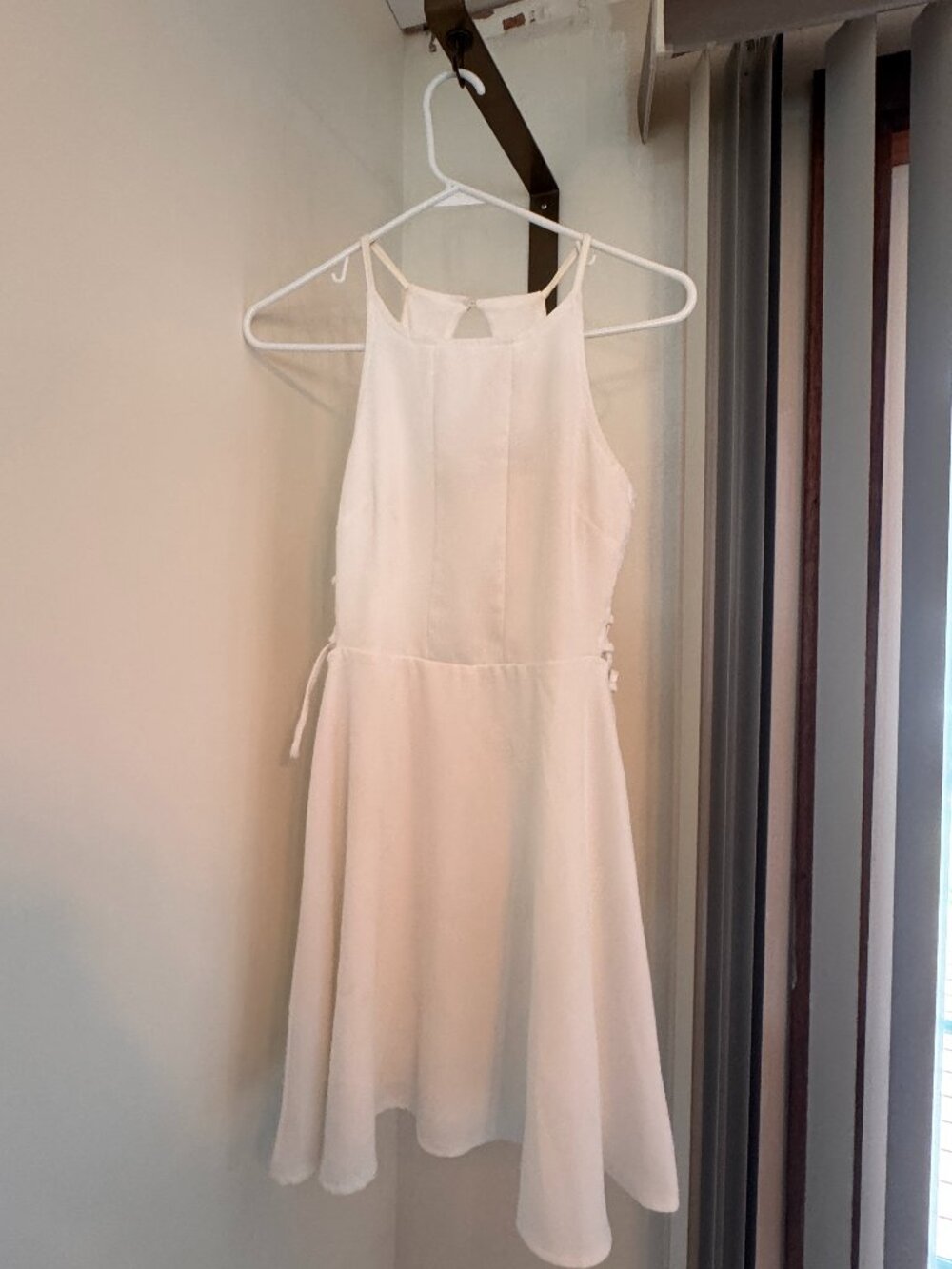 She and Sky White Bridal Shower Dress